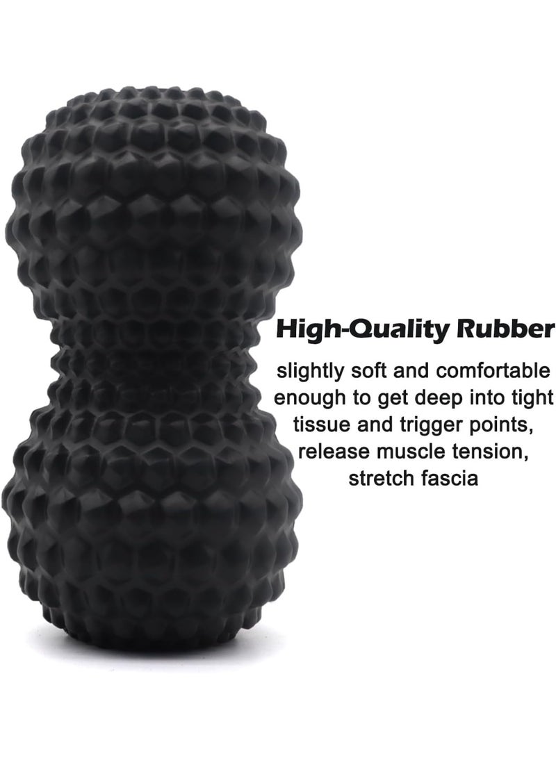 CLENEA Peanut Massage Ball, Double Lacrosse Massage Roller Ball for Deep Tissue Muscle Massage, Physical Therapy, Myofascial Release, Muscle Knots, and Yoga Therapy - Image 4